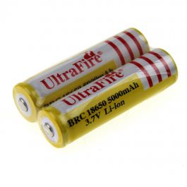 4x 5000mAh 18650 Batterie ULTRAFIRE 3,7V BRC 5000 mAh Akku Li-Ionen Li-Io neu 