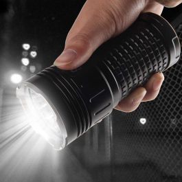 SkyRay King 8500Lm 4x CREE XM-L T6 LED Flashlight Torch Light+4*18650 Batteries 