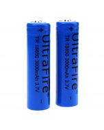 1-Pair Ultrafire TR 18650 3000mah 3.7V Rechargeable Li-ion Battery Without PCB