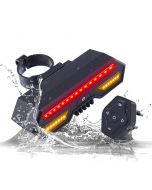 LP-1801 Bike Tail Light with Turn Signals Wireless Remote Contro Safety Brake Lights and Warning Light 2200mAh USB