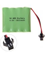 Ni-MH AA 4.8V 1800mAh SM Plug Battery Pack-4 Pcs a Pack