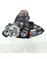 Boruit RJ-3000 LED Headlight 3000-Lumen 3xT6 4 Mode Headlamp with charger