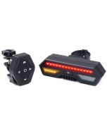 USB rechargeable smart light remote wireless tail light laser turn signal light bicycle light