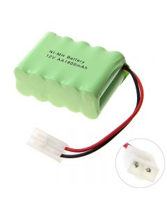 Ni-MH AA 12V 1800mAh Big White Plug Battery Pack-10 Pcs a Pack（Dual Level）