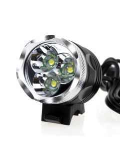 3*T6  3 Modes 3800 Lumen Bike Light / Head Lamp (4*18650 Battery Pack Include) 