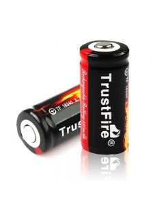 TrustFire 16340/CR123A 3.7V 880mAh Rechargeable Protected Li-ion Battery(1-Pair)