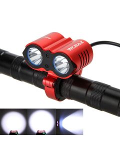 VicMax A20 Led Bike Light 5000 Lumens 2*U2 Bicycle Front Light Cycling Lamp include Battery Pack and Charger