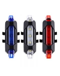 Portable Rechargeable LED USB Mountain Bike Tail Light Taillight MTB Safety Warning Bicycle Rear Light Lamp Bycicle Light