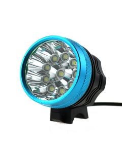 10xT6 LED Front Bicycle Light Lamp & Headlamp 20000 Lumen 3 Modes Bike Lights + 8.4V 8800mAh Battery Pack Sets