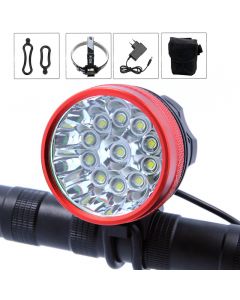 6000LM 2x XML T6 LED Bike Bicycle Headlight Light 4X18650+Rear LampSASE 