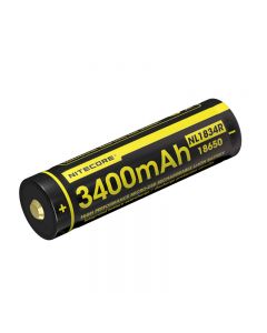 Nitecore NL1834R 12.24Wh 3.6V  3400mAh High Performance Micro-USB Rechargeable Li-ion Battery 