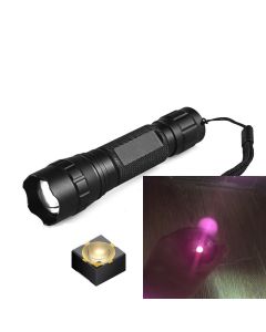 SFH4725S Infrared Red IR 810nm Zoomable LED Flashlight (1 x 18650)