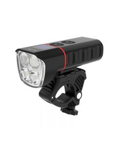 Bicycle Light IPX5 Waterproof Bike Flashlight Power 1600 Lumens 4 LED USB Rechargeable Far Near Beam Bicycle 