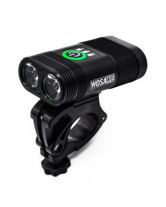 Waterproof bicycle light LED flashlight rechargeable USB integrated dual head light bicycle light