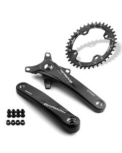 PROWHEEL 104BCD 175mm 170mm Cranks 34T/36T/38T Sprocket with Bottom Bracket Mountain Bicycle Crankset