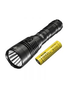 NiteCore MH25S 1800 lumens 500 meters range tactical flashlight equipped with NL2150 battery using USB-C charging