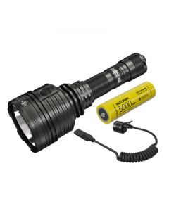 NiteCore P30i 2000 lumens 1000 meters long range search flashlight, equipped with NL2150HPi battery
