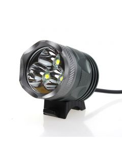 010 3000-Lumen LED Bike Front Light With 3 Pieces T6 LED(3-Mode,4x18650 battery pack included)