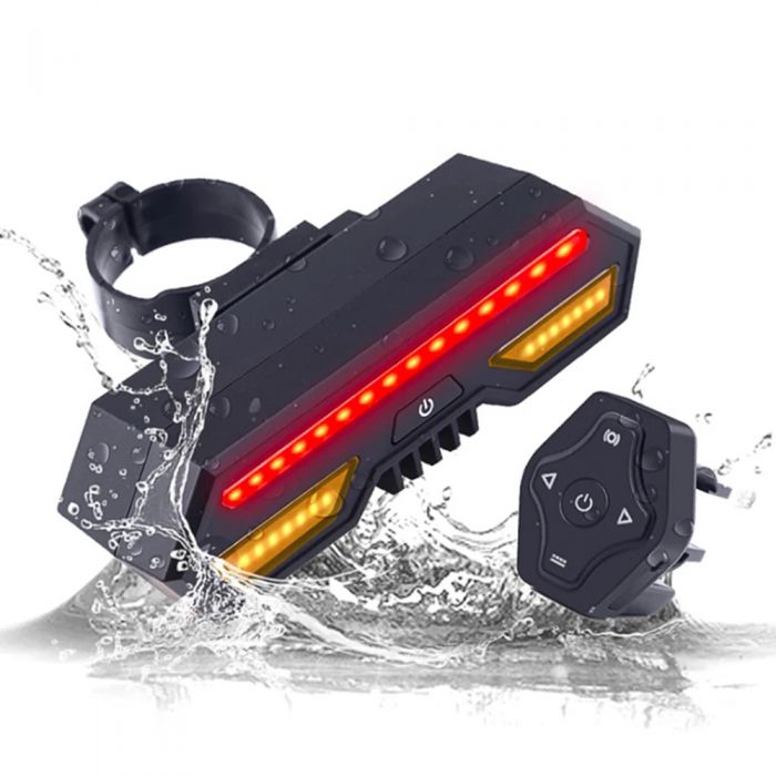 Scooter Moped Scooter Tail Light Safe Alarm Turn Signal Portable Remote  Control