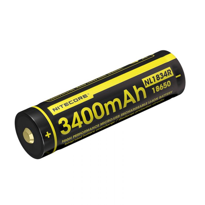 Nitecore Batterie Rechargeable USB 3400 NL1834R