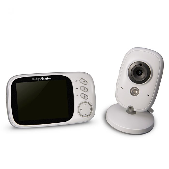 2-Way Talk LCD Digital Wireless Baby Monitor Night Vision Video Audio Camera EN 
