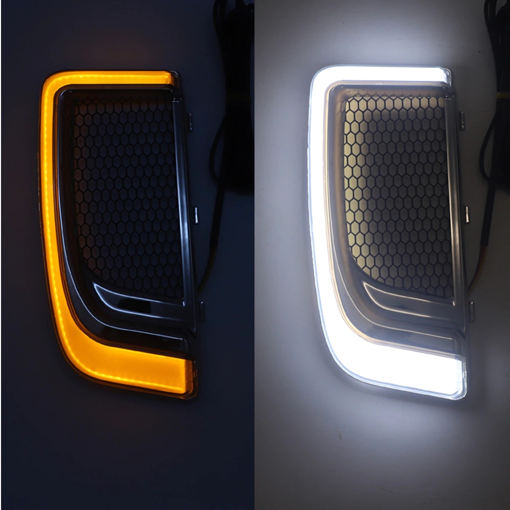 Motorcycle LED Fairing Lower Grills Light For Harley Touring 14-19 CVO  Street Glide Electra Road